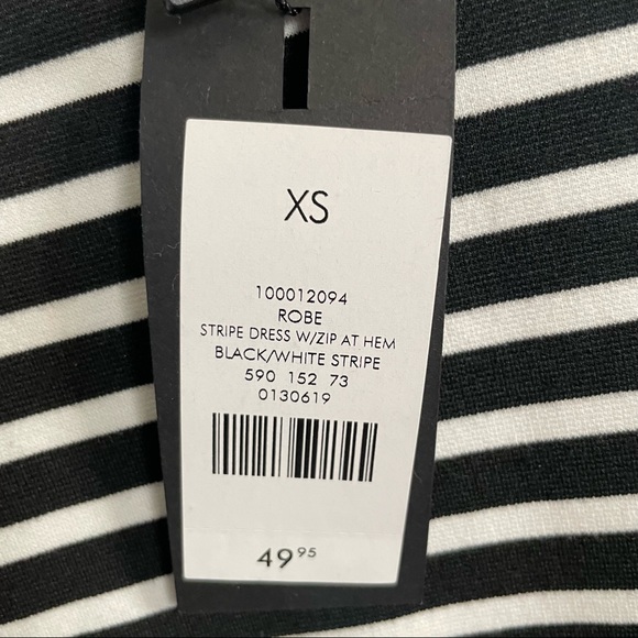 Y2K Black & White Mini Dress - Picture 3 of 3